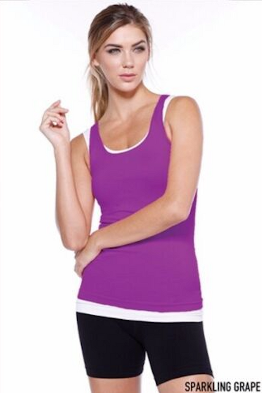 Moisture Wicking Fitted Active Racerback Tank