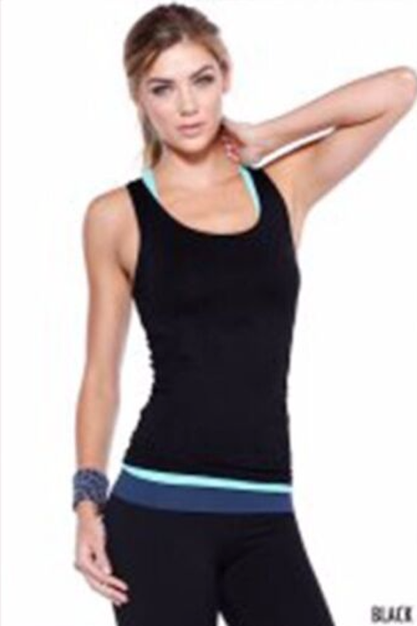 Moisture Wicking Fitted Active Racerback Tank