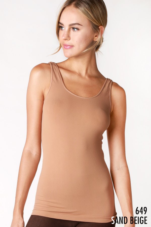 Wide Strap Soft and Stretchy Tank Top